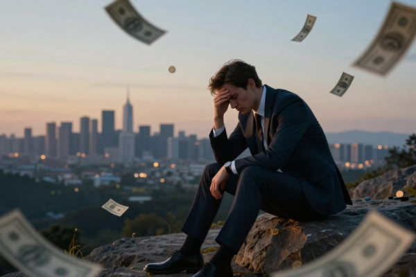 high income without financial stability in modern economy