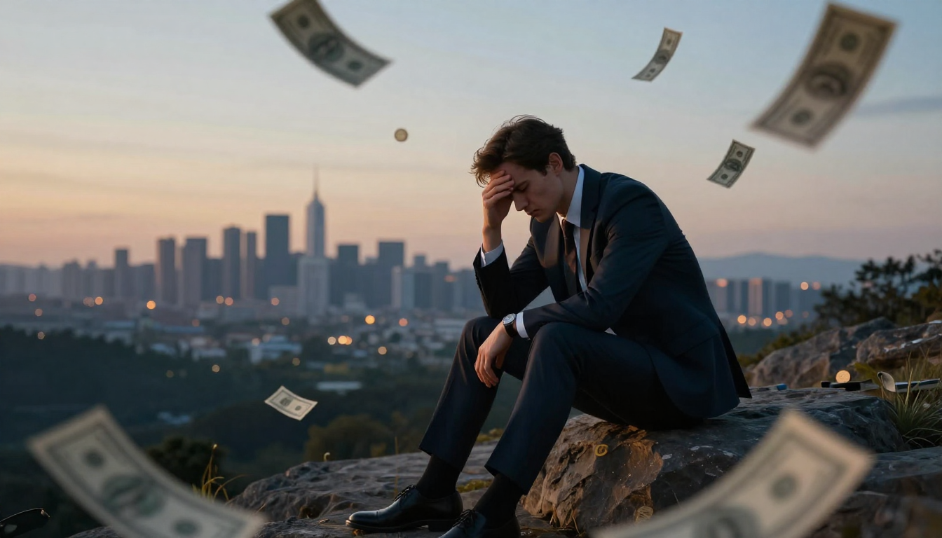 high income without financial stability in modern economy