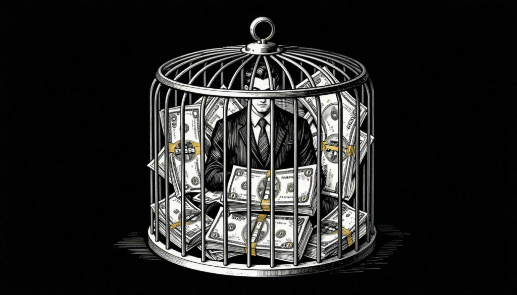 financial struggle despite high income