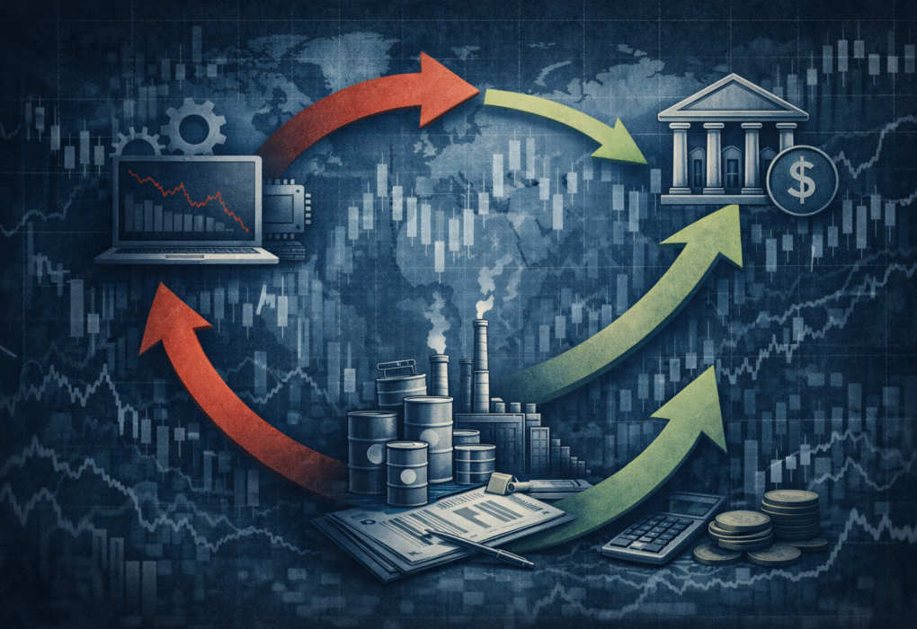 sector rotation 2026 showing money shifting across market sectors