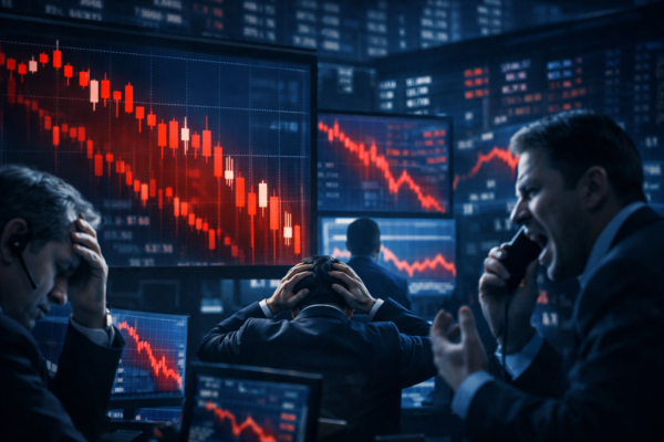 stock market crash today with global indices falling sharply