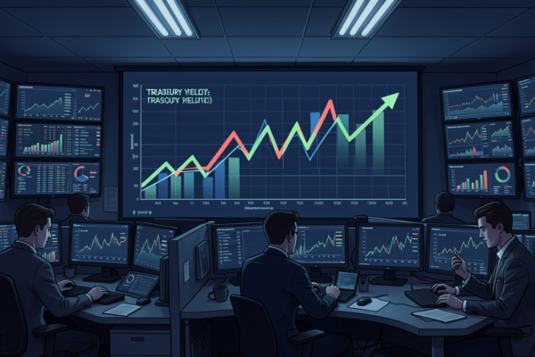 bond yields rising today creating market volatility