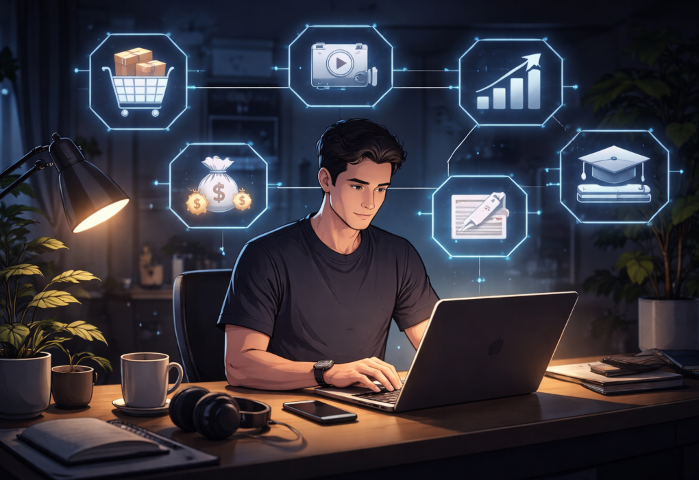 side hustle ideas in 2026 for making extra income online