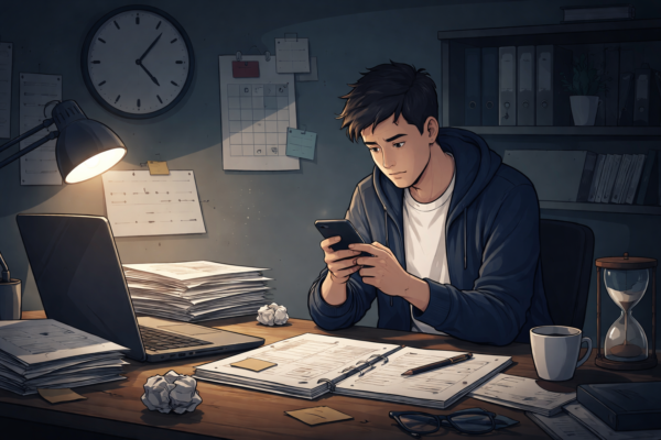 why people procrastinate psychology and productivity habits concept