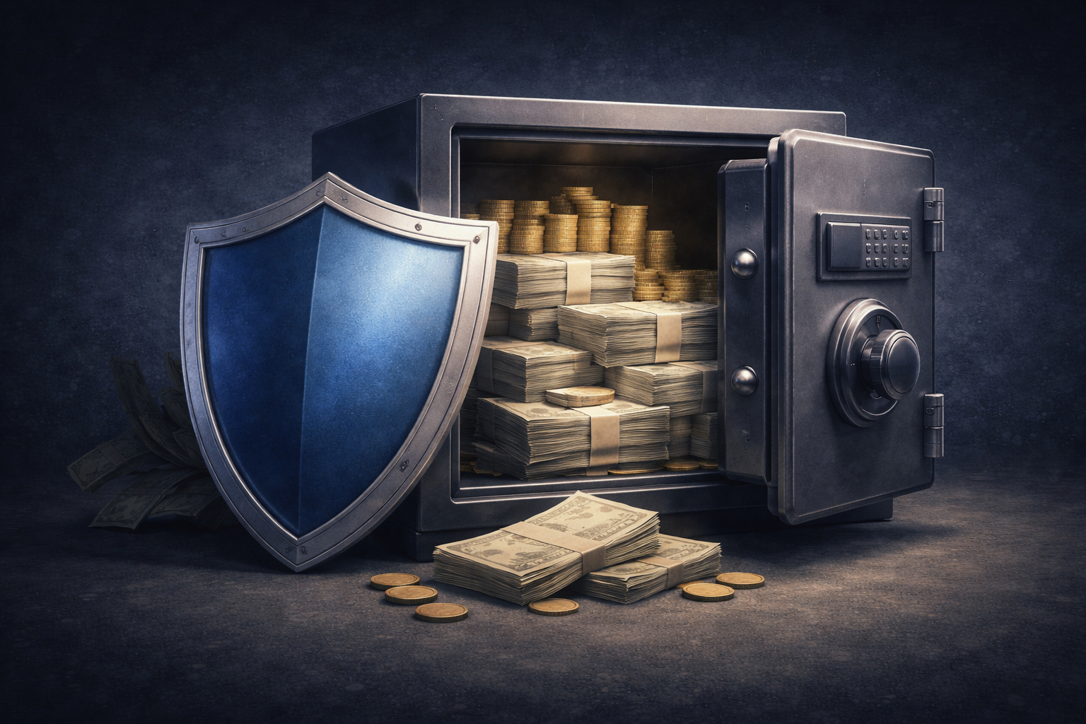 cash buffer strategy emergency fund financial safety illustration