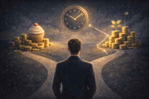 delayed gratification meaning discipline and long term success illustration